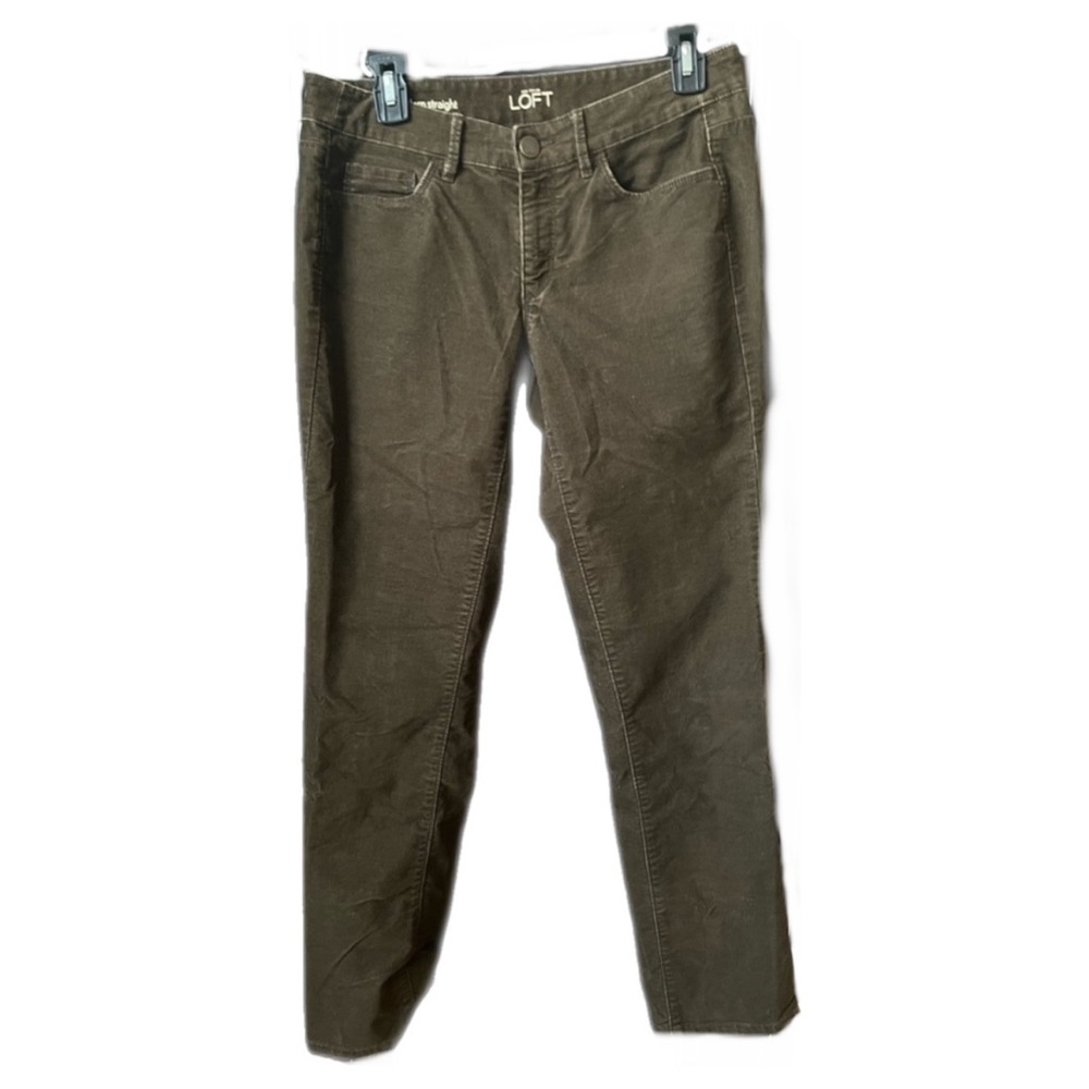 Ann Taylor Loft Modern Straight Corduroy Pants